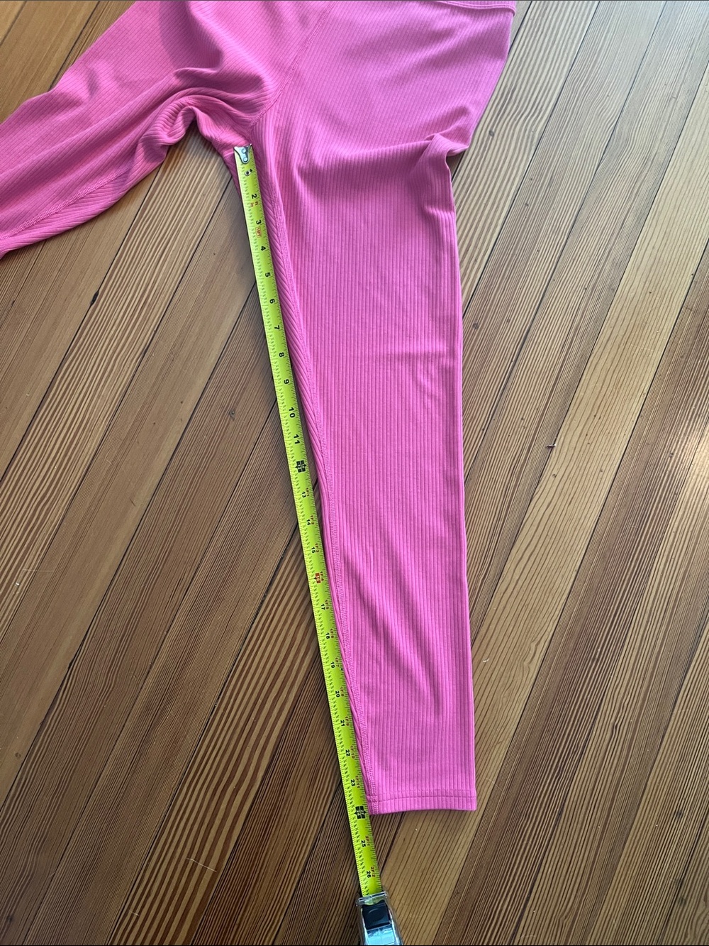 ALO Yoga ribbed pink leggings - Picture 4 of 7